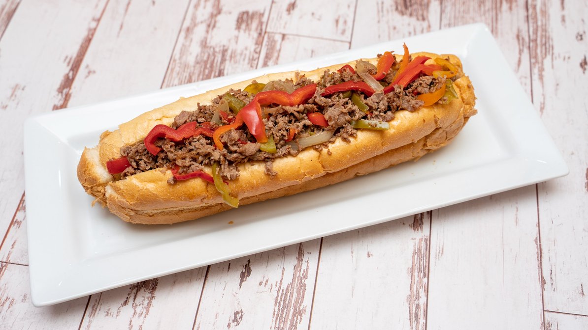 Order 3. Pepper Cheesesteak Sandwich food online from Cheesesteak grille store, Roseville on bringmethat.com