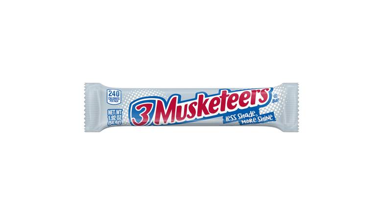 Order 3 Musketeers Chocolate Candy Bar Single Size food online from Trumbull Mobil store, Trumbull on bringmethat.com