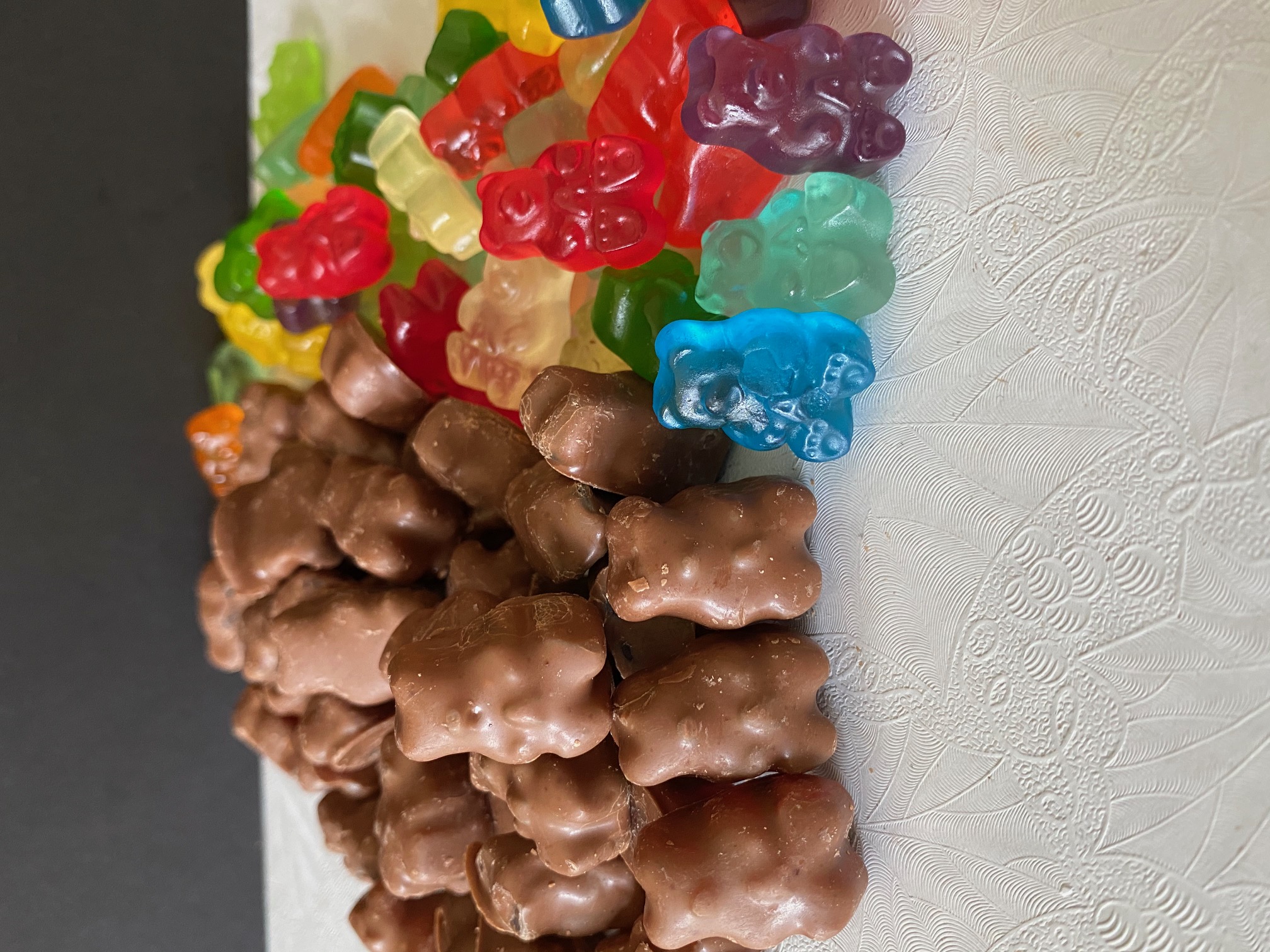 Order Milk Chocolate Covered Gummy Bears food online from Chocolate Boutique store, Pittsburgh on bringmethat.com
