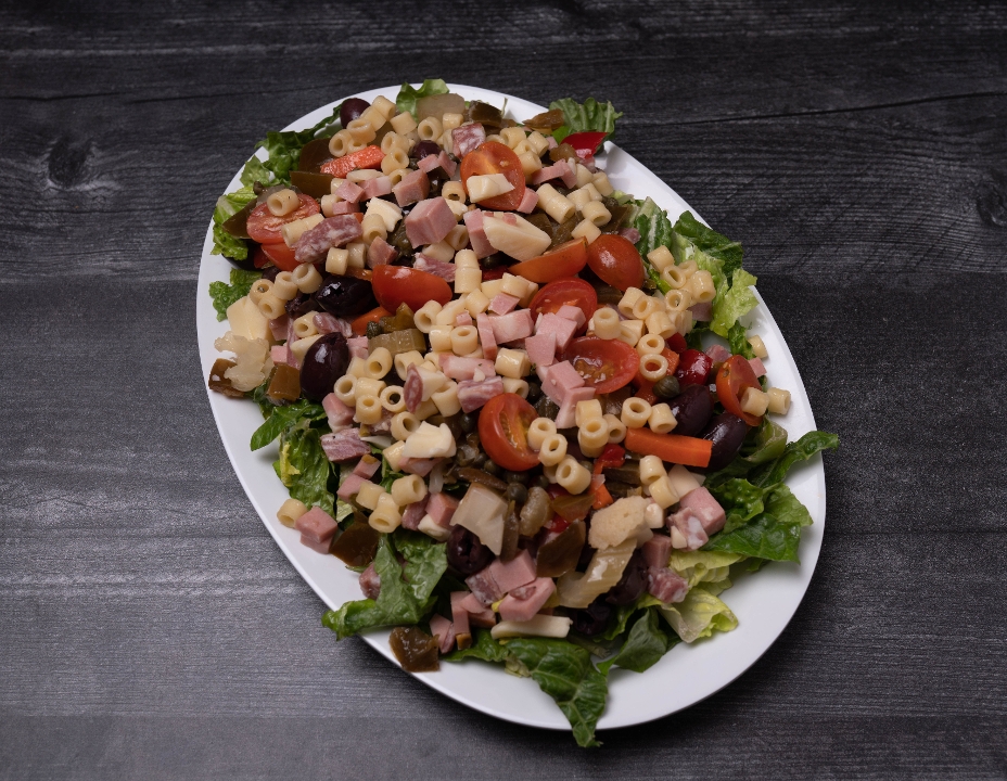 Order Lino & Lucia Chopped Antipasto Salad food online from Bacci Pizzeria store, Chicago on bringmethat.com