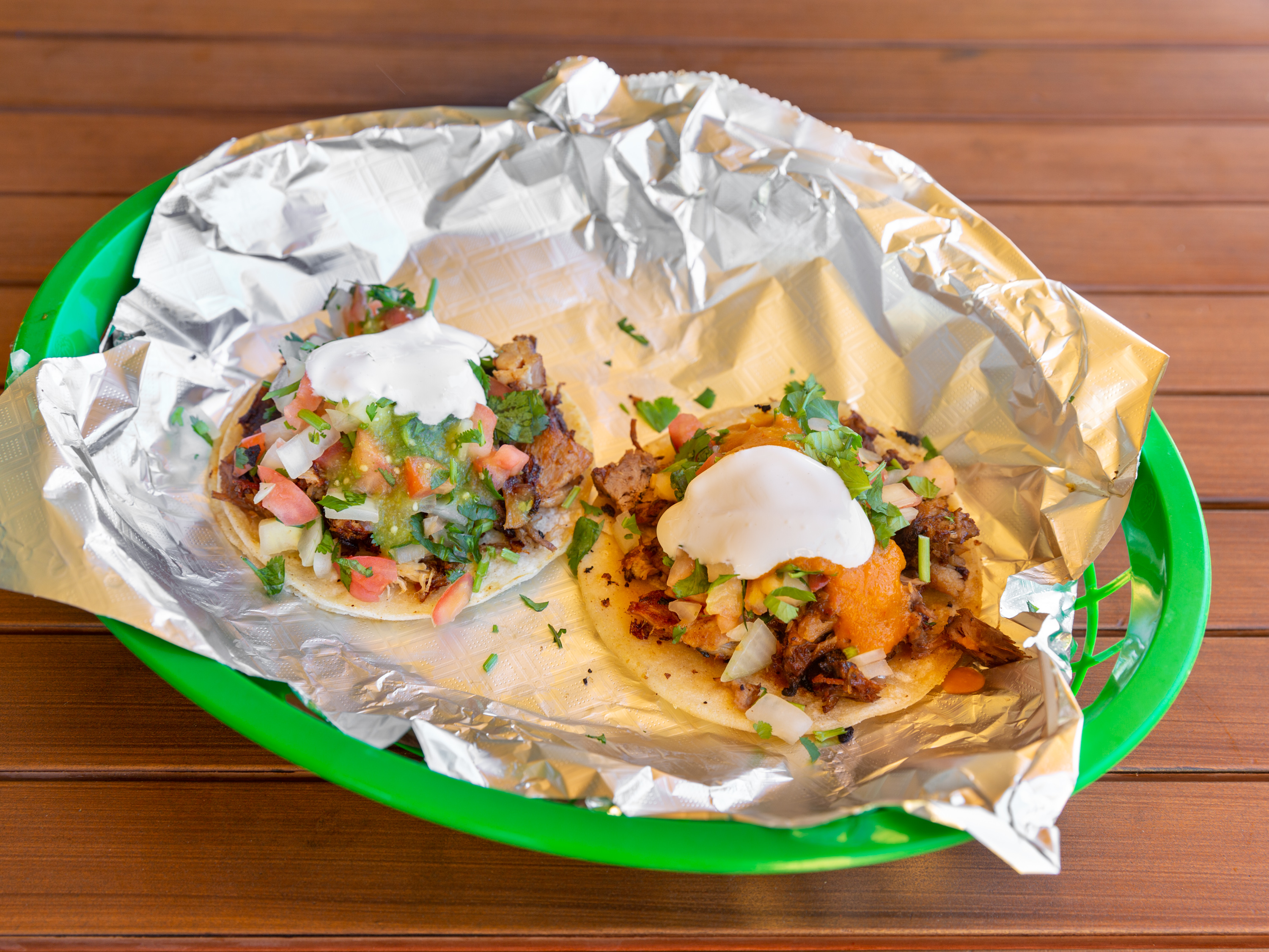 Order 3 Carnitas Tacos  food online from Petit Street Grill store, Camarillo on bringmethat.com