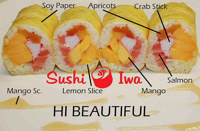 Order HI BEAUTIFUL food online from Sushi Iwa store, Apex on bringmethat.com