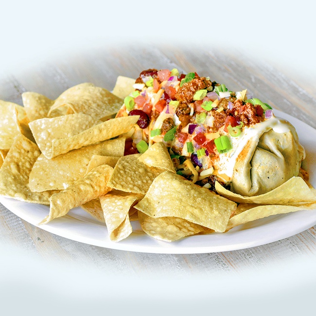 Order Smothered Burgerito food online from Hurricane Grill And Wings store, Round Rock on bringmethat.com