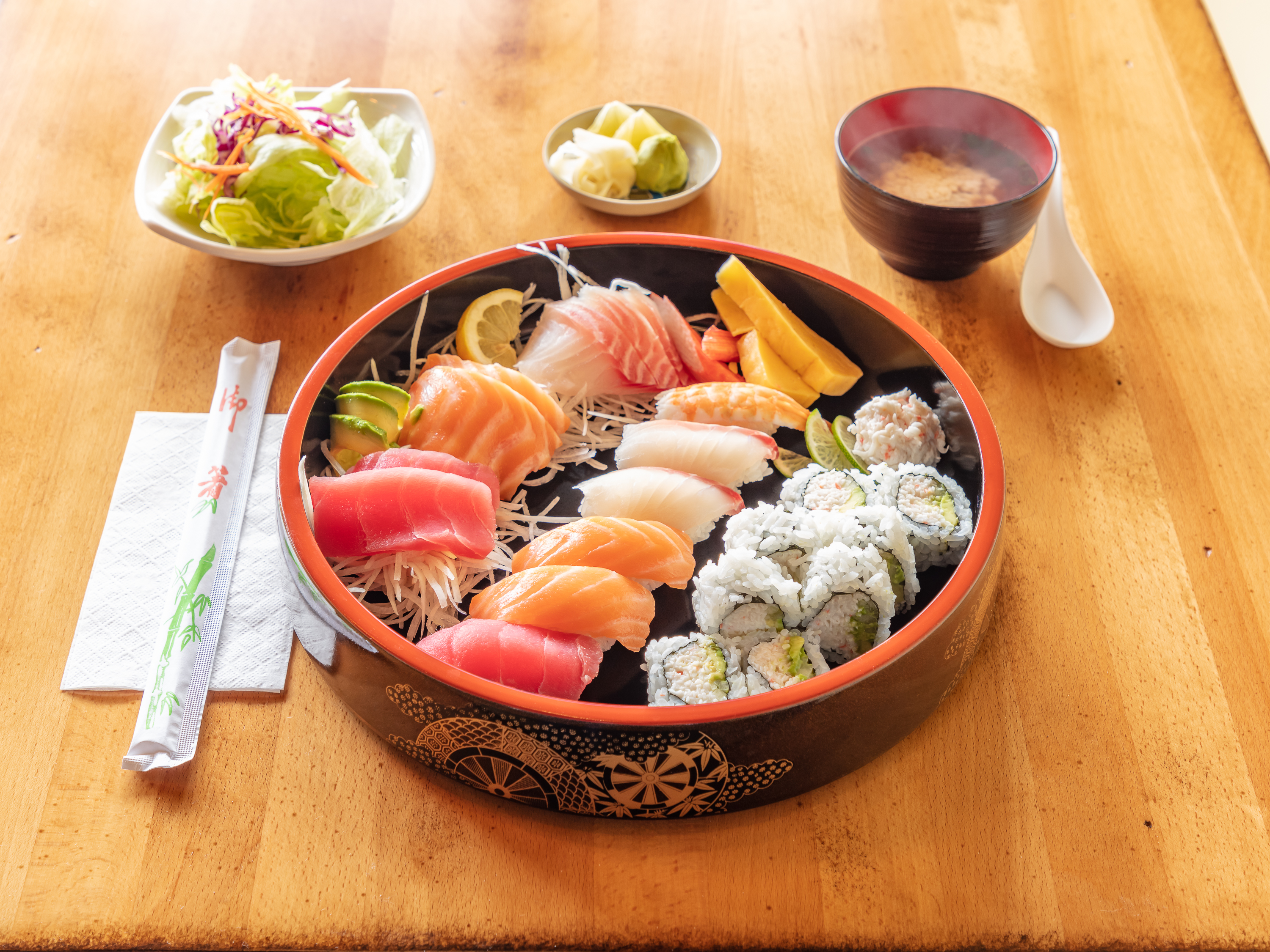 Order Sushi and Sashimi Combo Special food online from Sushi Box store, Wylie on bringmethat.com