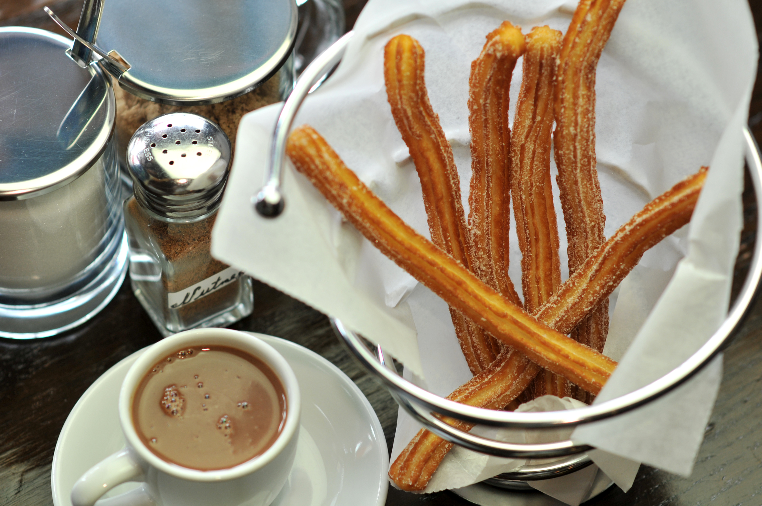 Order Churros con Chocolate food online from Churros Calientes store, Los Angeles on bringmethat.com