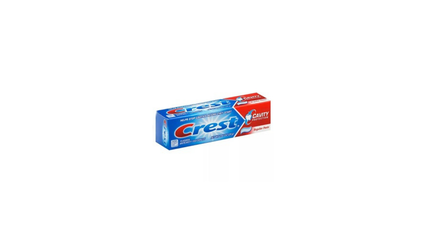 Order Crest Toothpaste Regular food online from Luv Mart store, Santa Cruz on bringmethat.com