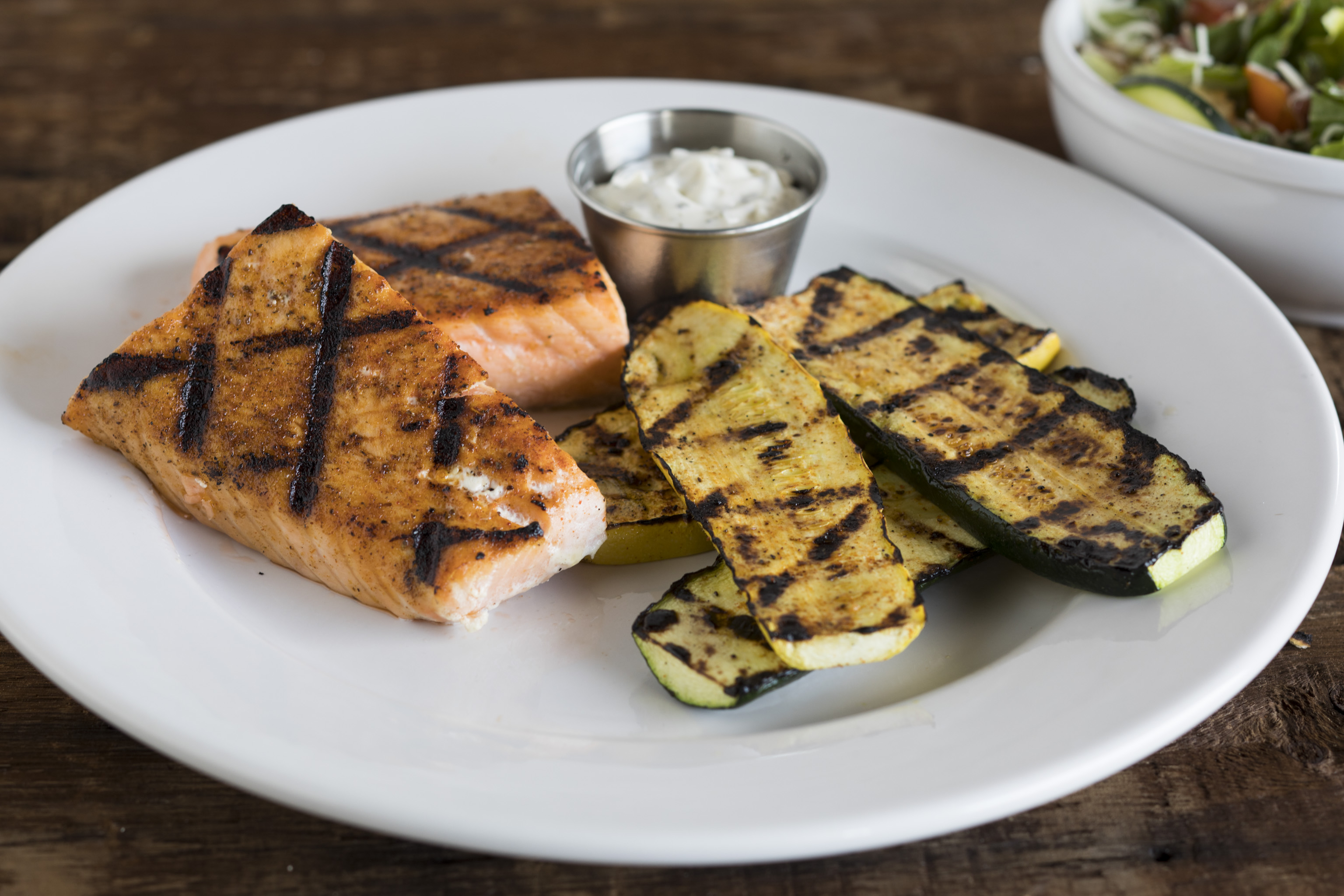 Order Grilled Salmon Entree food online from Doc Greens store, Olathe on bringmethat.com