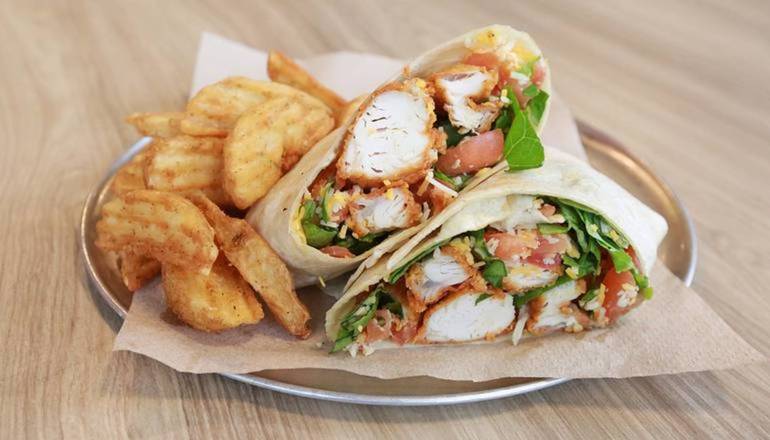 Order Buffalo Tender Wrap Basket food online from Wing Zone - Athens store, Athens on bringmethat.com