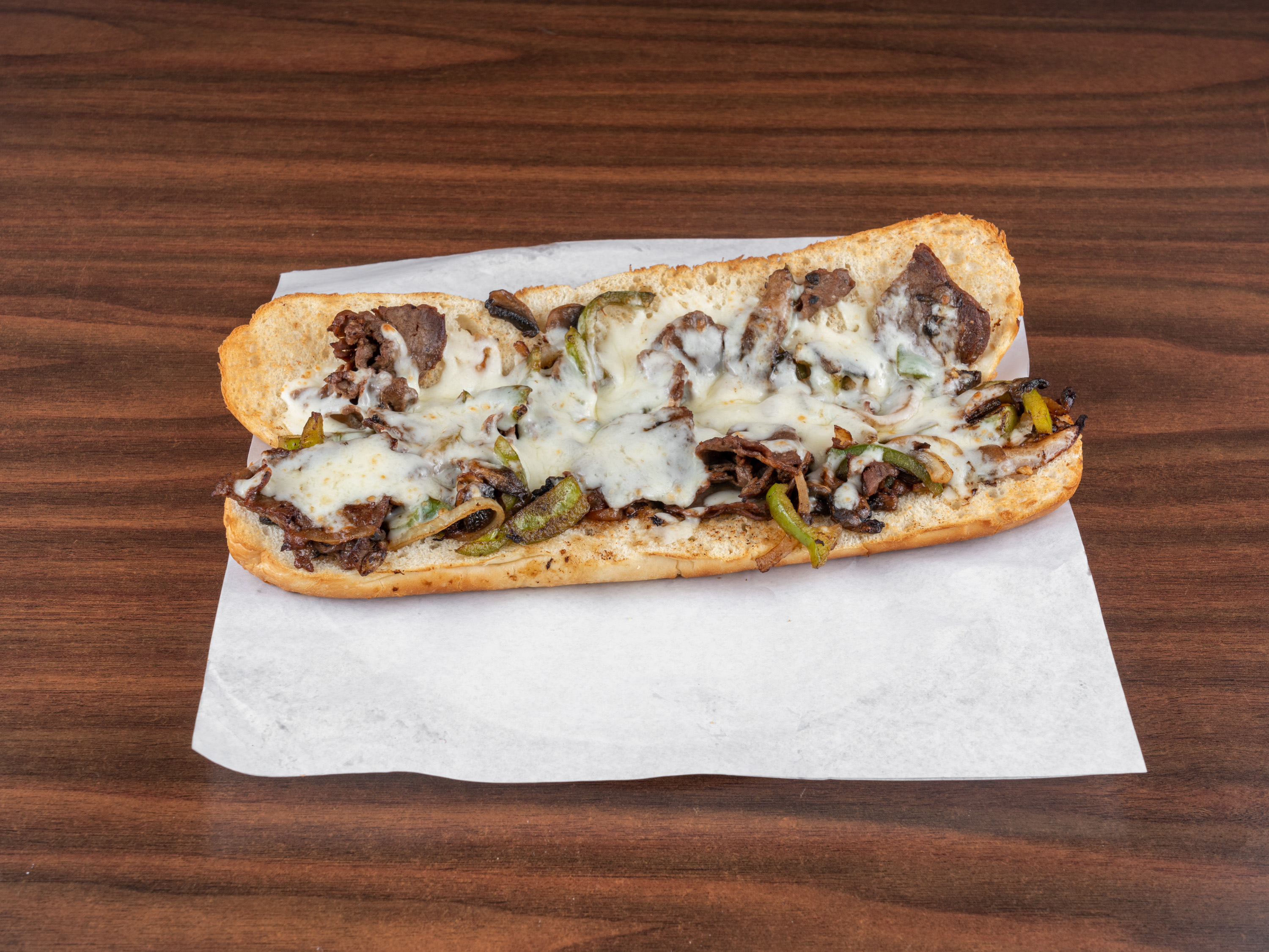 Order Philly Steak Sandwich food online from Maria Pizza & Burgers store, Katy on bringmethat.com