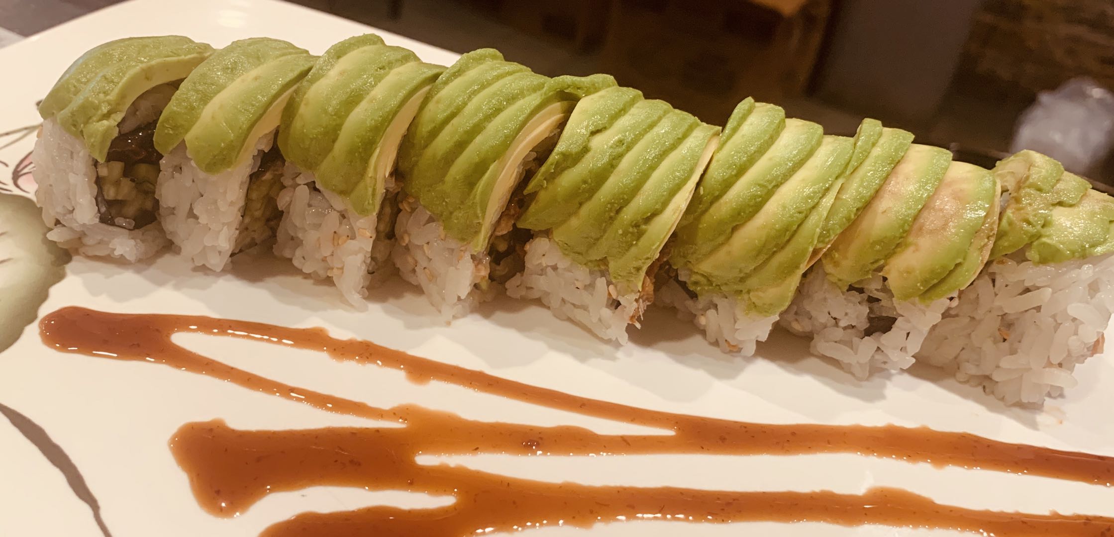 Order 1. Green Dragon Roll food online from Sushi Para D store, Chicago on bringmethat.com