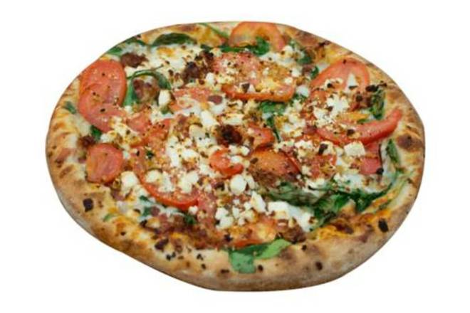 Order Groovylicious (8" Personal) food online from Peace Love & Pizza store, Marietta on bringmethat.com