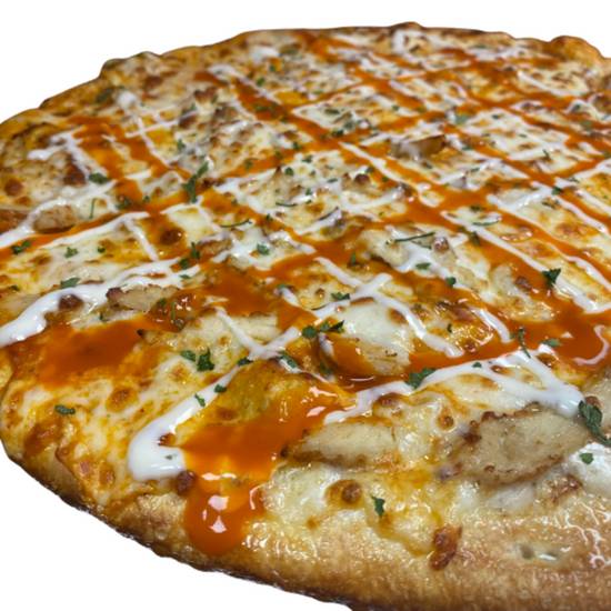 Order Buffalo Chicken Pizza food online from Mac Pizza & Wings store, Richmond on bringmethat.com