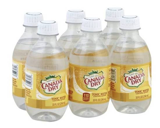 Order Canada Dry Tonic Water, 6pk 10oz mixer food online from Cold Spring Liquor store, Liberty Hill on bringmethat.com