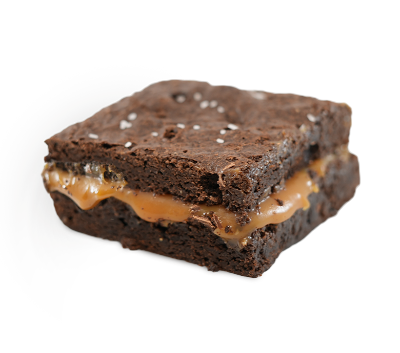 Order Salted Caramel Brownie food online from Bang Cookies store, Jersey City on bringmethat.com