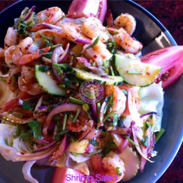 Order Shrimp Salad food online from Onny's Thai store, San Marcos on bringmethat.com