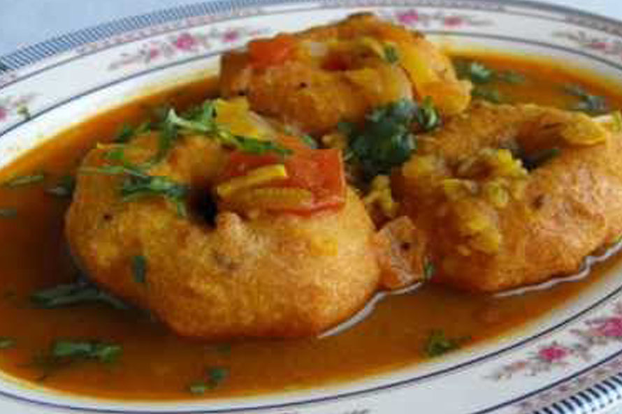 Order Vada Sambar food online from Priya Indian Cuisine store, Lowell on bringmethat.com