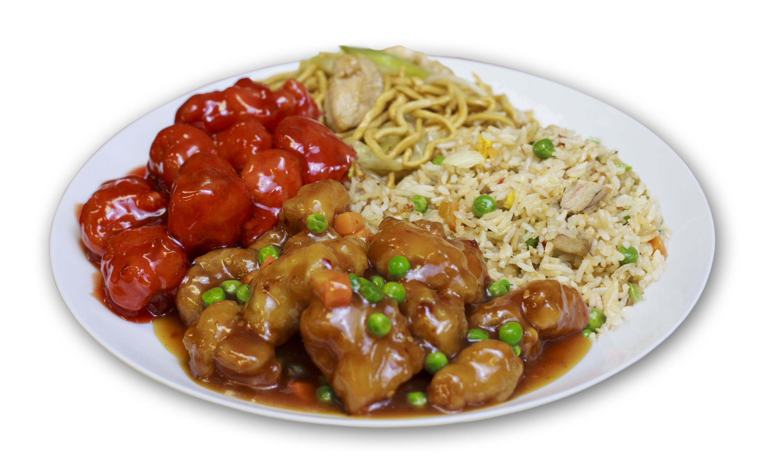 Order C9. Garlic Chicken & Sweet Sour Pork Combo Plate food online from China Cafe store, Turlock on bringmethat.com