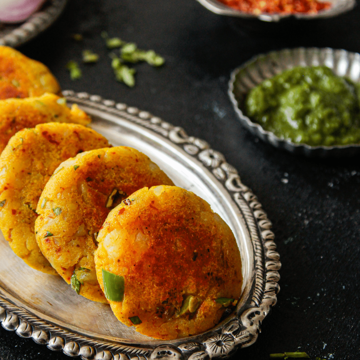 Order Aloo Tikki (3pcs) food online from Flavors Of India store, Orlando on bringmethat.com