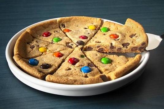 Order Mega Cookie w/ M&M food online from Georgio's Oven Fresh Pizza store, Mayfield Heights on bringmethat.com