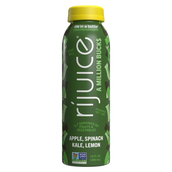 Order rijuice A Million Bucks 10oz food online from Everyday Needs by Gopuff store, Pittsburgh on bringmethat.com