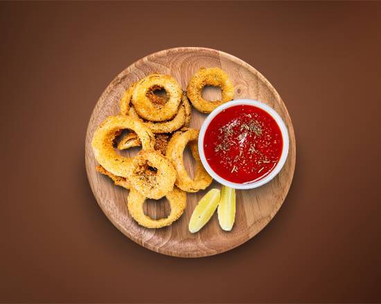 Order Golden Onion Rings  food online from Wingman Co. store, Prichard on bringmethat.com