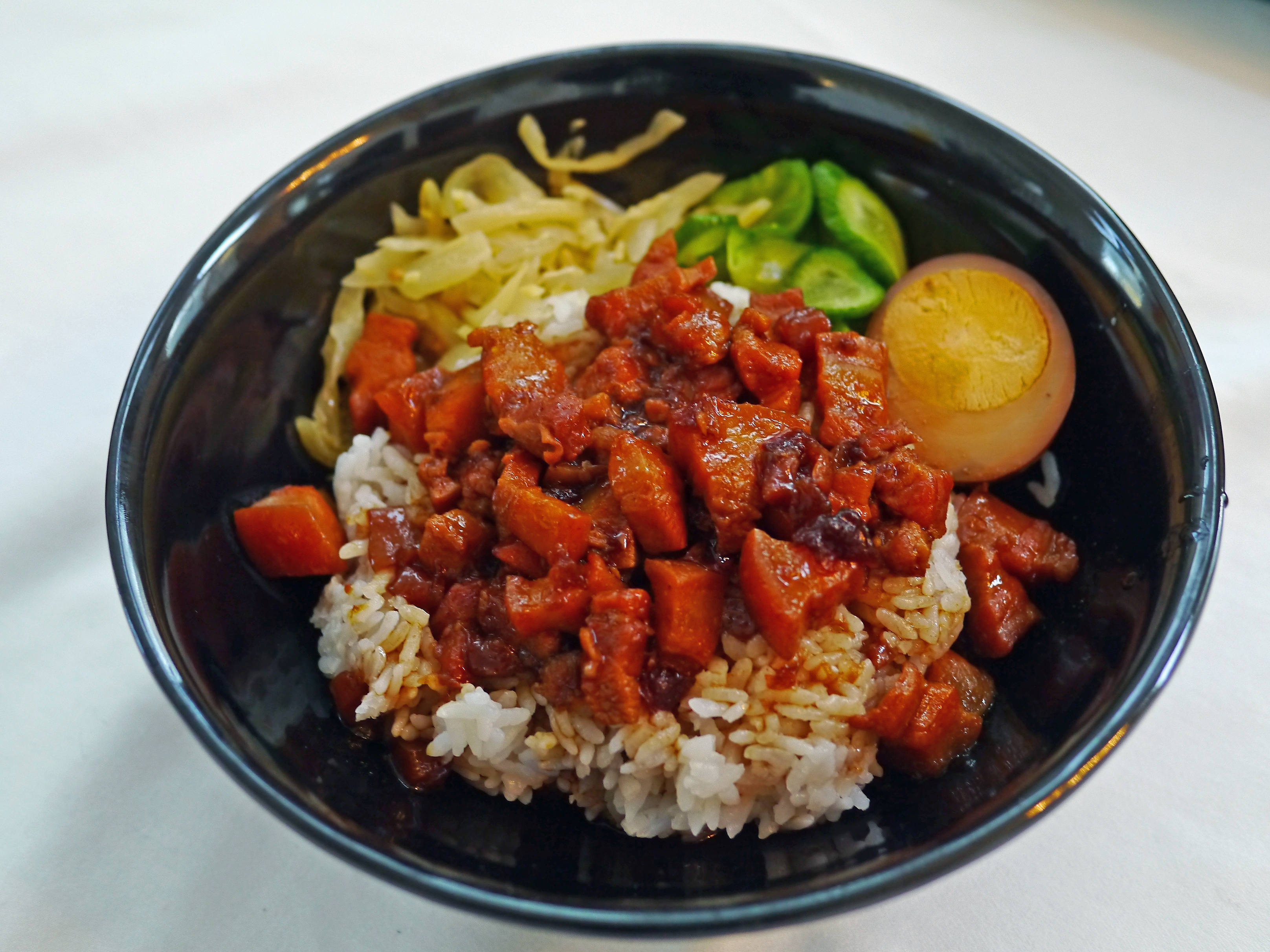 Order 1. Taiwanese Minced Pork Rice 滷肉飯 food online from BD Cafe store, Chino on bringmethat.com