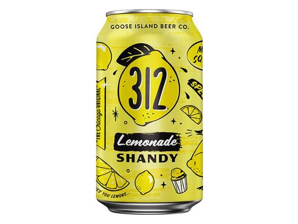 Order Goose Island 312 Lemonade Shandy - 15x 12oz Cans food online from Garfield's Beverage Warehouse store, Chicago on bringmethat.com
