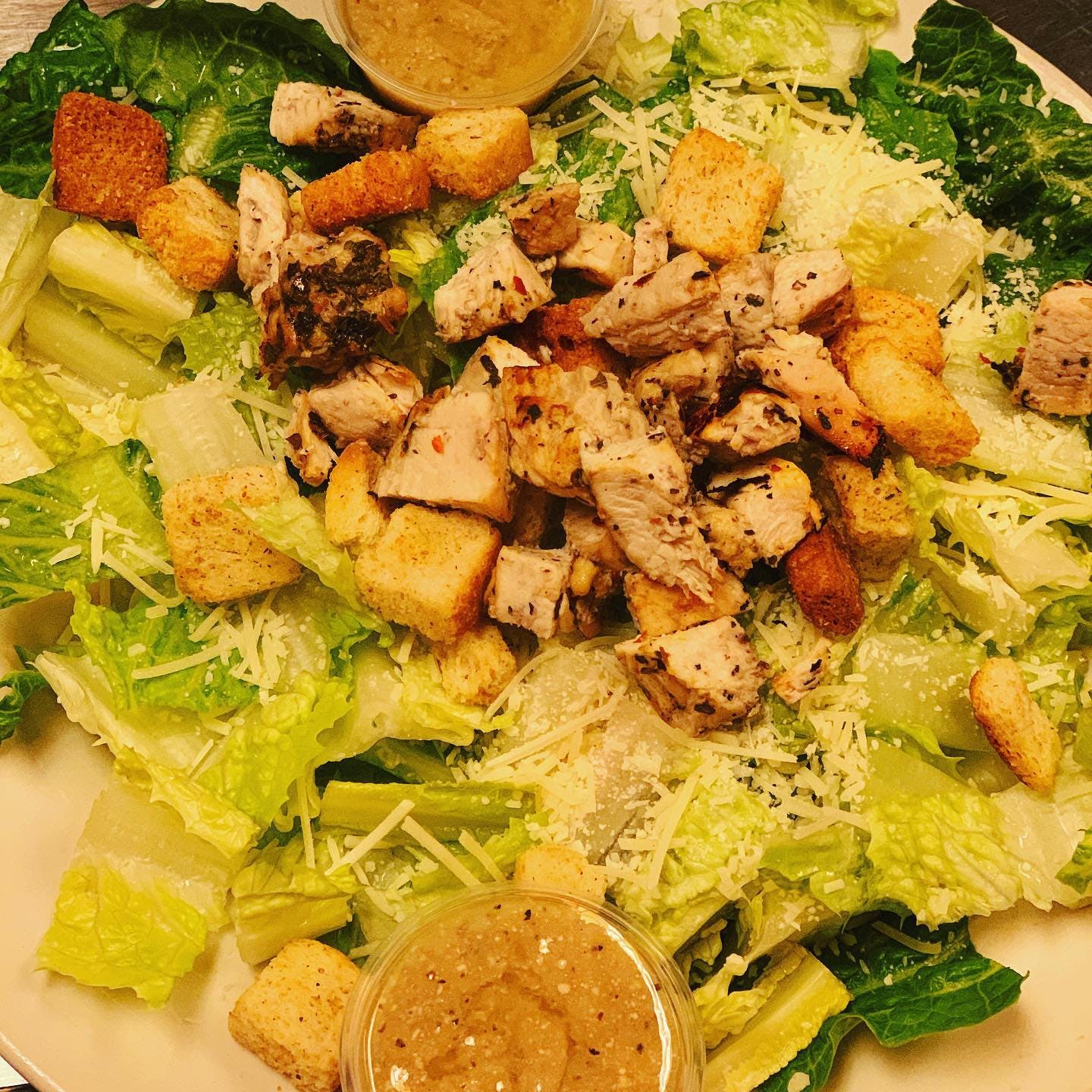 Order Caesar Salad - Small food online from Bella's Pizzeria Collierville store, Collierville on bringmethat.com