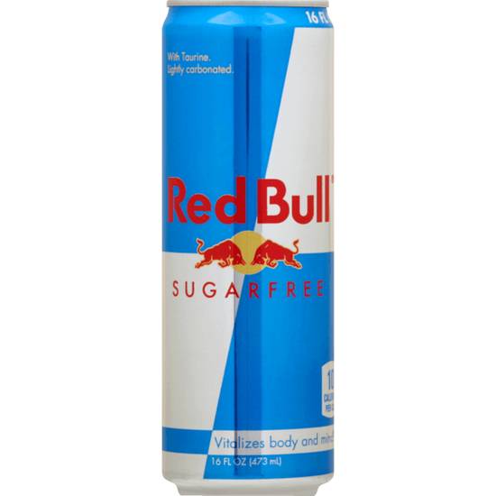 Order Red Bull Energy Sugar Free Energy 16oz food online from Casey's General Store store, Decatur on bringmethat.com