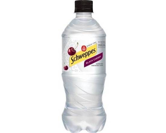 Order Schweppes Black Cherry  food online from Fialkoff Kosher Pizza store, Lawrence on bringmethat.com