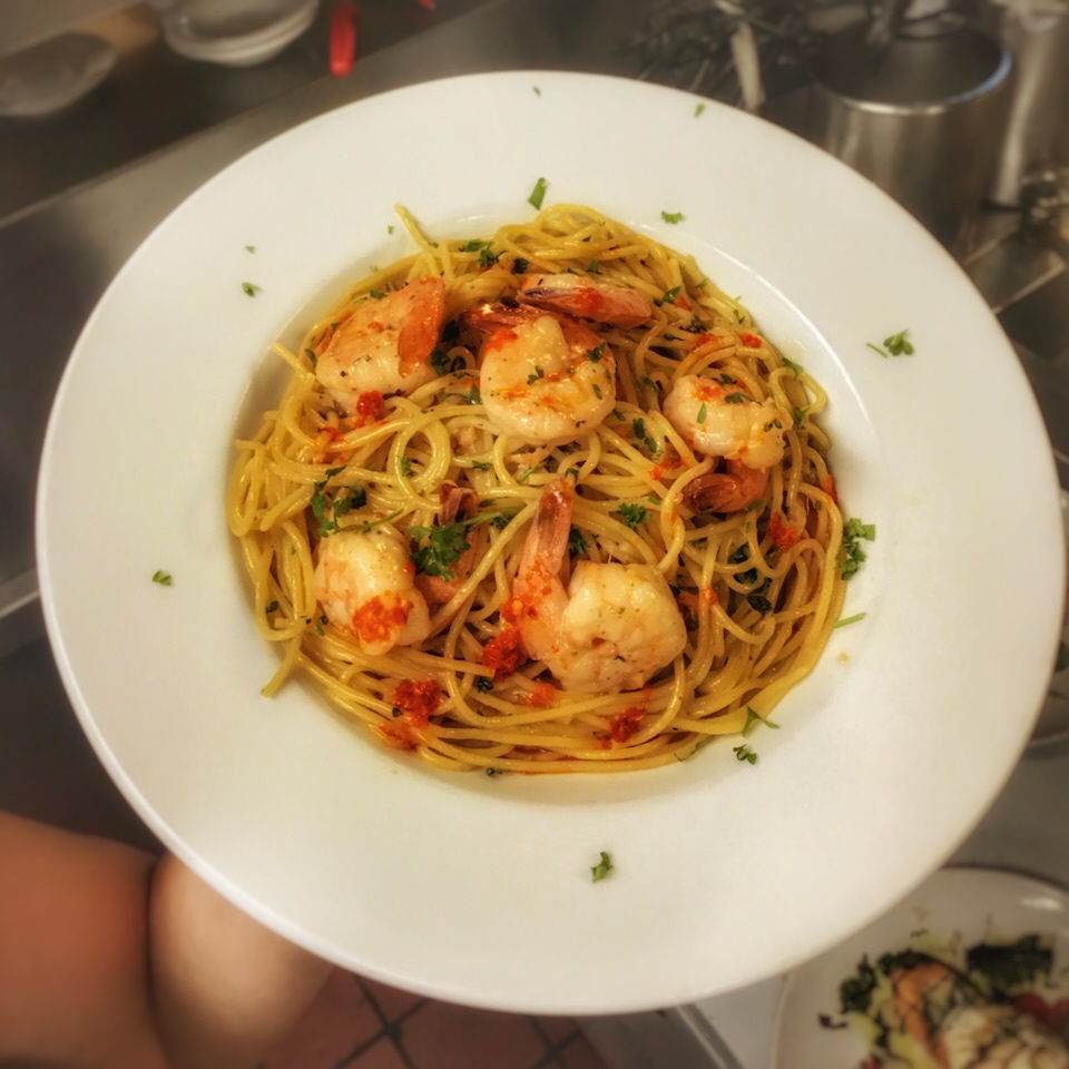 Order Spaghetti/Shrimp food online from Amore store, Stamford on bringmethat.com