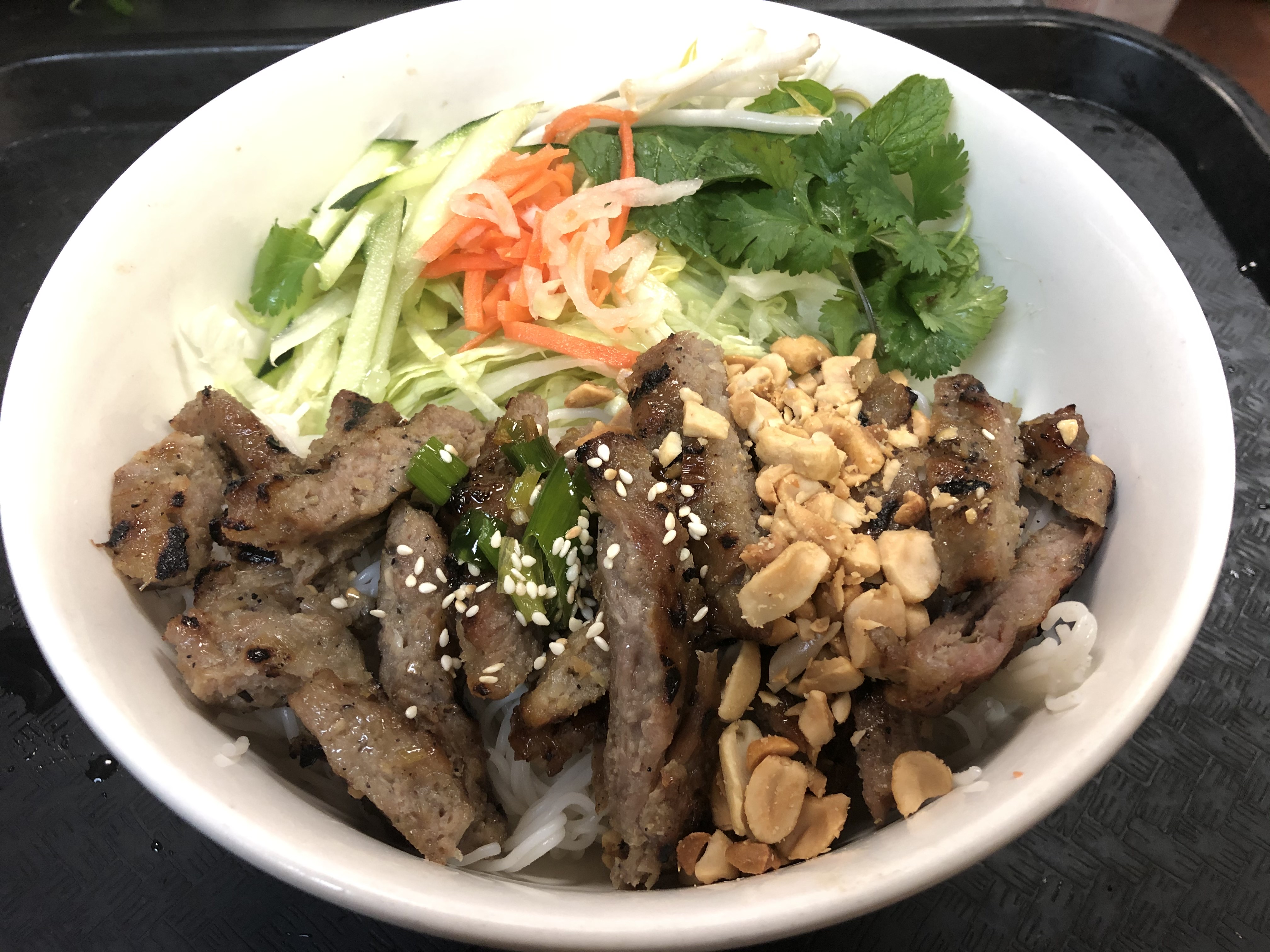 Order 37. Grilled Pork with Vermicelli ( Bun Thit Nuong ) food online from Saigon House store, San Leandro on bringmethat.com