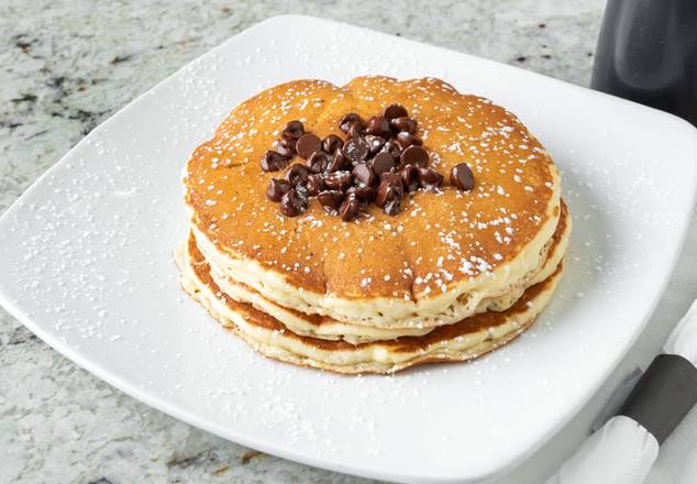 Order Chocolate Chip Pancakes food online from Jessica Restaurant store, Roscoe on bringmethat.com