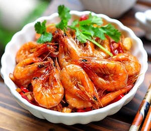Order D1. Flaming Shrimp 油爆虾 food online from Garage Restaurant store, San Gabriel on bringmethat.com