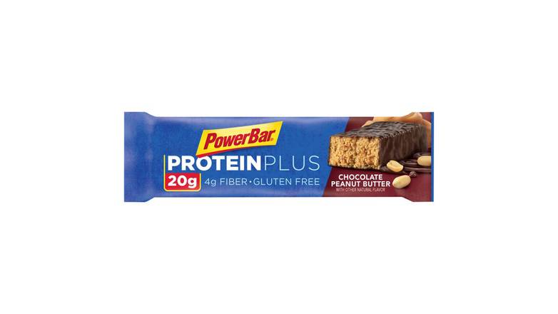 Order PowerBar 20g ProteinPlus Chocolate Peanut Butter Bar food online from Route 7 Food Mart store, Norwalk on bringmethat.com