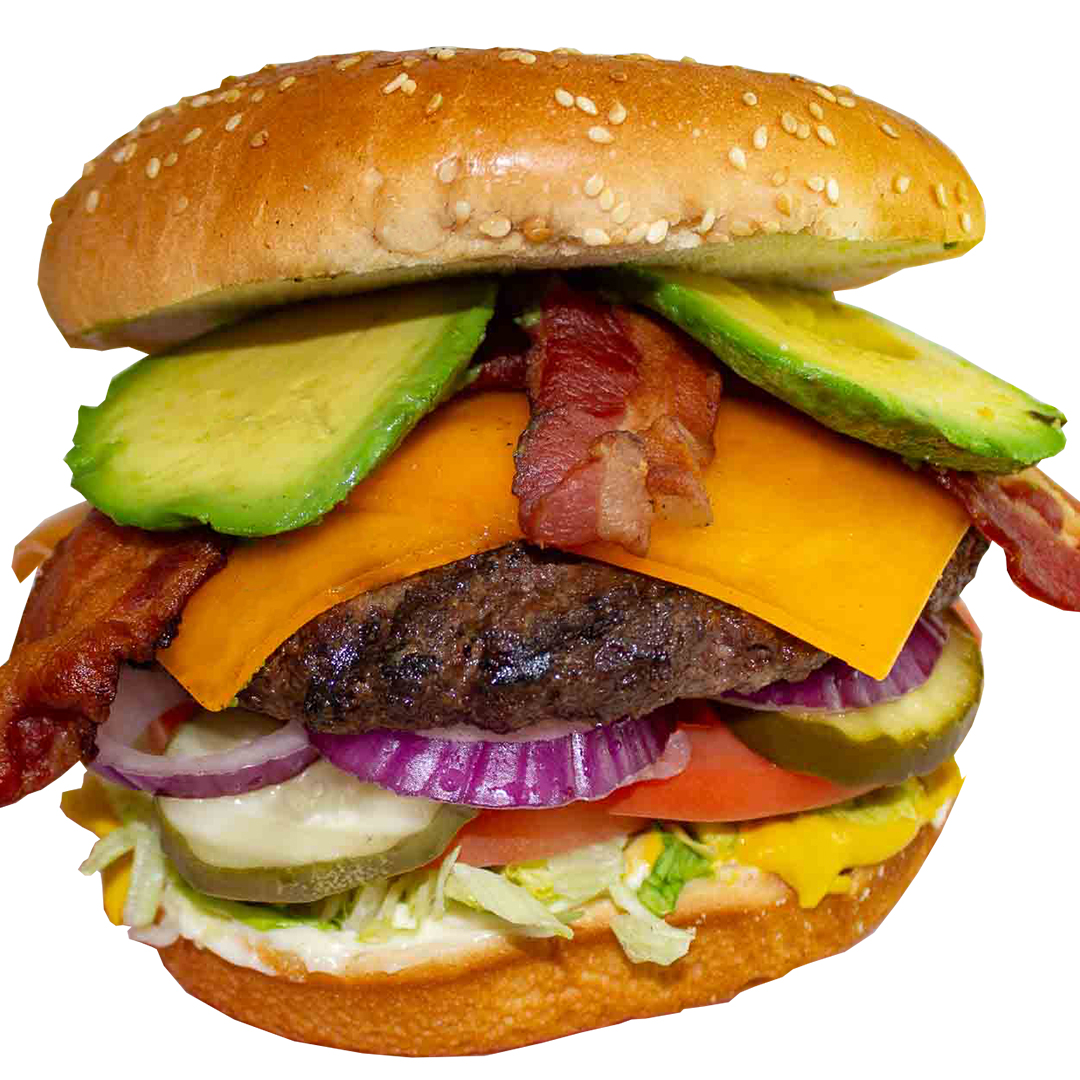 Order Cali ABC Burger food online from Mad Madelines Grill store, Temecula on bringmethat.com