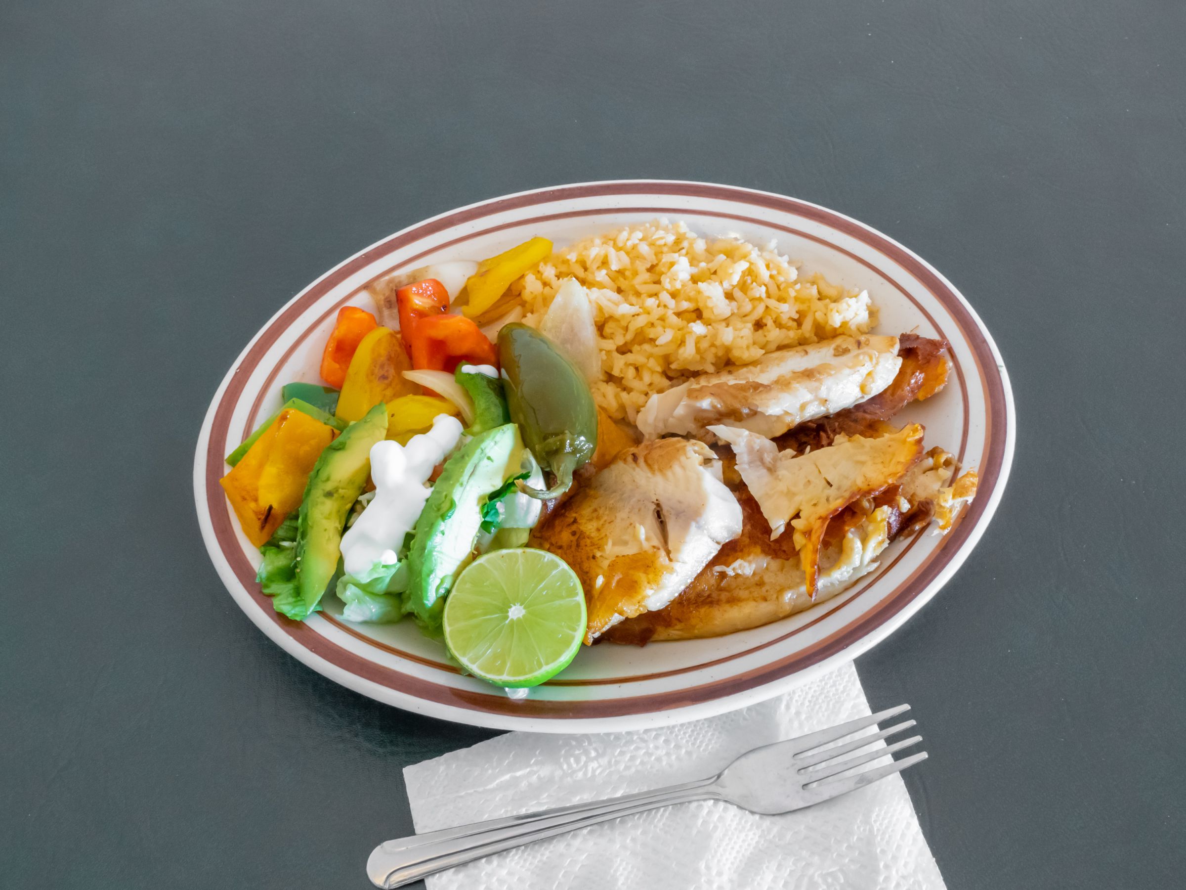 Order Filete a la Plancha food online from Los Charros Mexican Restaurant store, Lodi on bringmethat.com