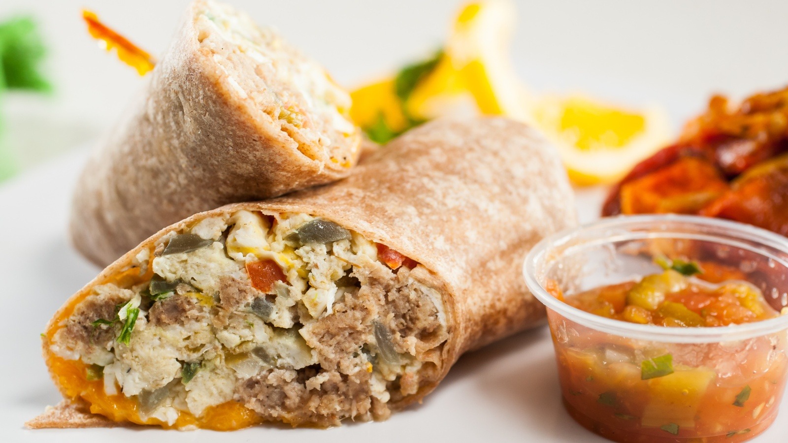 Order G & P Breakfast Burrito food online from Greens and Proteins store, Las Vegas on bringmethat.com
