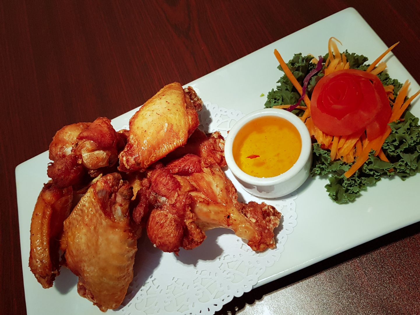Order Chicken Wings food online from Thai Time store, Worcester on bringmethat.com