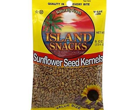 Order Island Snacks Sunflower Seed Kernels 8 oz food online from Pacific Liquor Market store, Bell Gardens on bringmethat.com