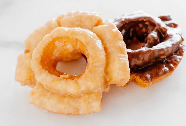 Order Old Fashioned and Sour Cream  Donut food online from Kim's Donuts store, Dallas on bringmethat.com
