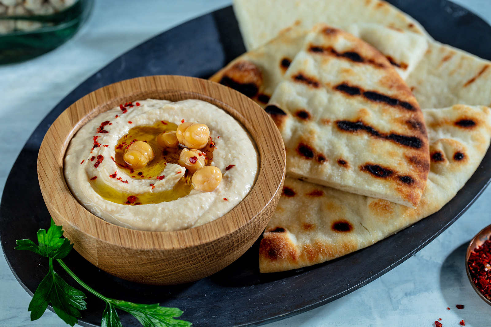 Order Hummus food online from The Great Greek Mediterranean Grill store, Aurora on bringmethat.com