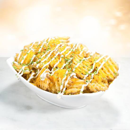 Order Garlic Cheese Fries food online from New York Grilled Cheese store, Boca Raton on bringmethat.com