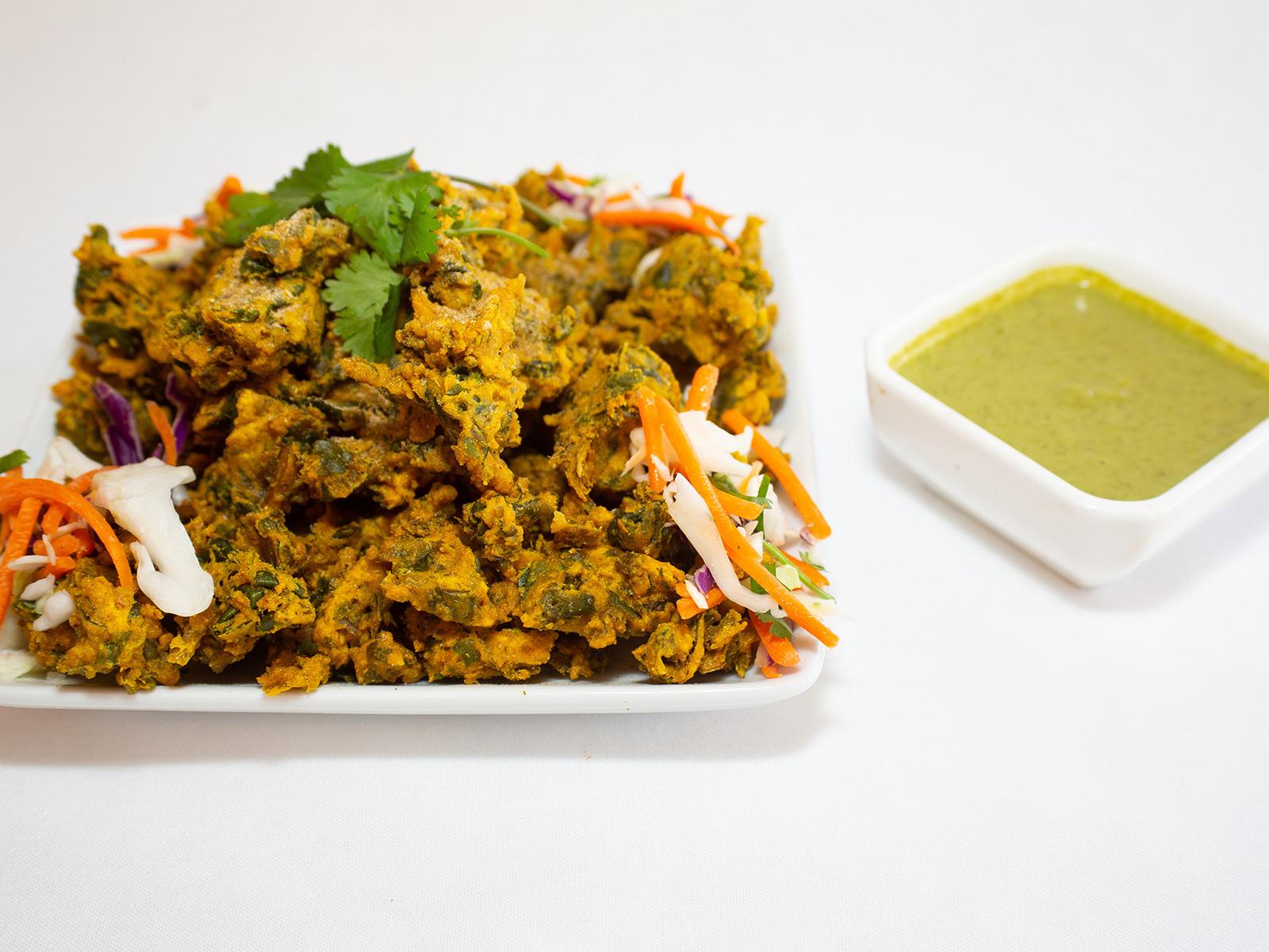 Order Spinach Pakora food online from Hyderabad Dum Biryani store, Fremont on bringmethat.com