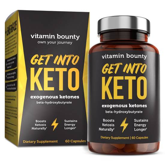 Order Vitamin Bounty Get Into Keto Exogenous BHB Ketones Capsules (60 ct) food online from Rite Aid store, EUGENE on bringmethat.com
