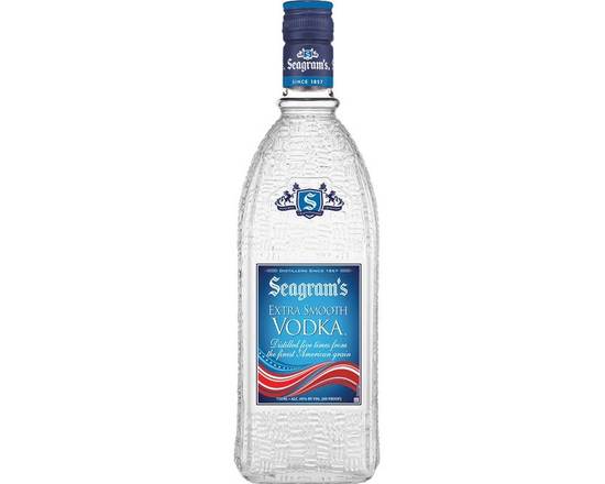 Order Seagram's Vodka, Extra Smooth Vodka · 1 L food online from House Of Wine store, New Rochelle on bringmethat.com