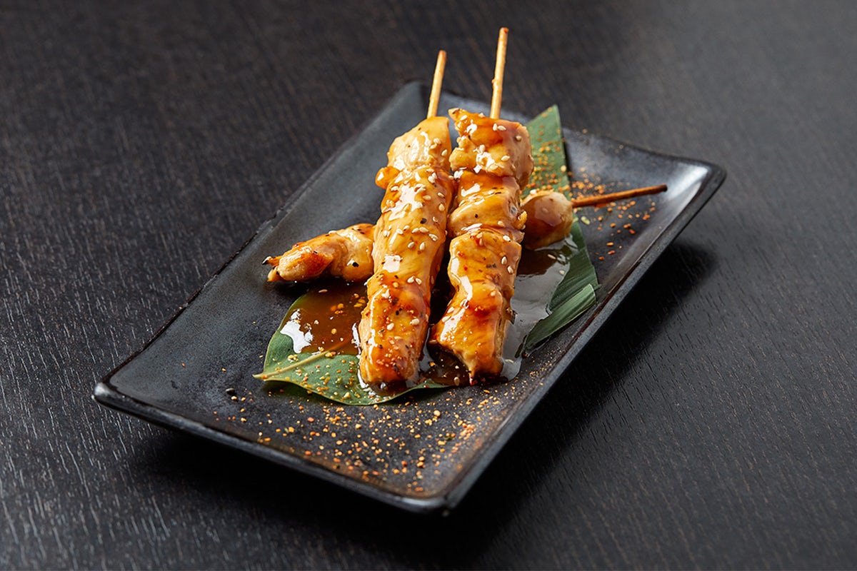 Order CHICKEN SKEWERS food online from Ra Sushi store, Houston on bringmethat.com