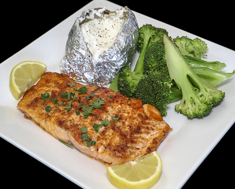 Order Salmon Steak food online from Livonia Town Grill store, Livonia on bringmethat.com