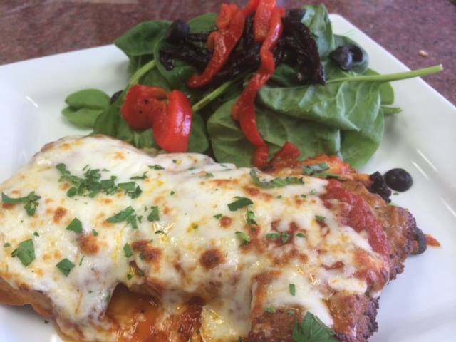 Order Eggplant Parmigiana food online from Napolitano Brooklyn Pizza store, Providence on bringmethat.com