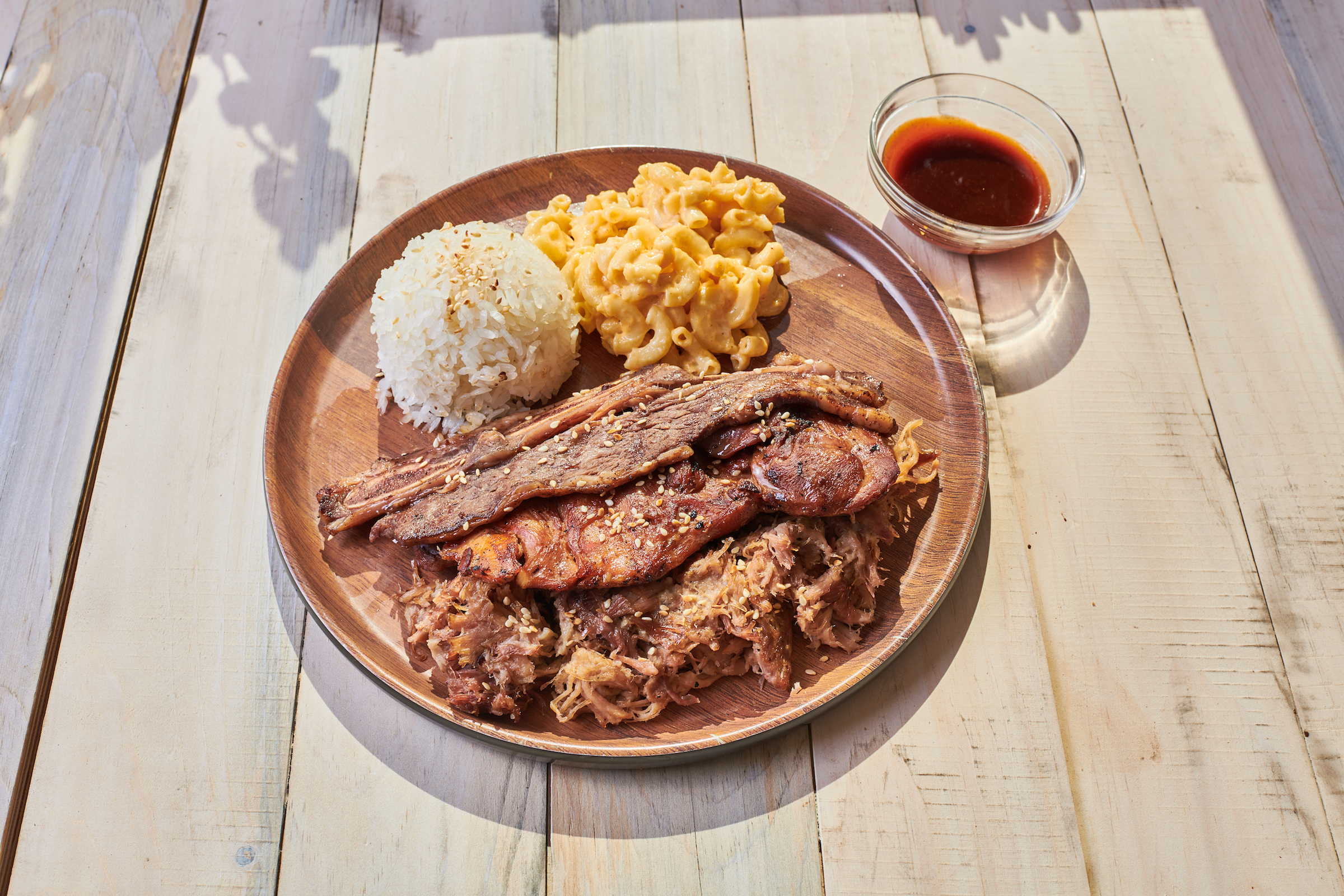 Order Huli BBQ Plate food online from Sunday Gather store, San Francisco on bringmethat.com